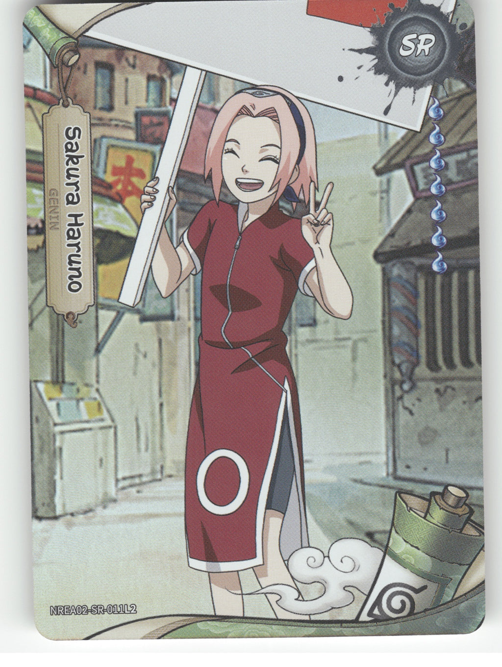 Sakura Haruno Base SR Earth Scroll Series 2 011L2 NM front