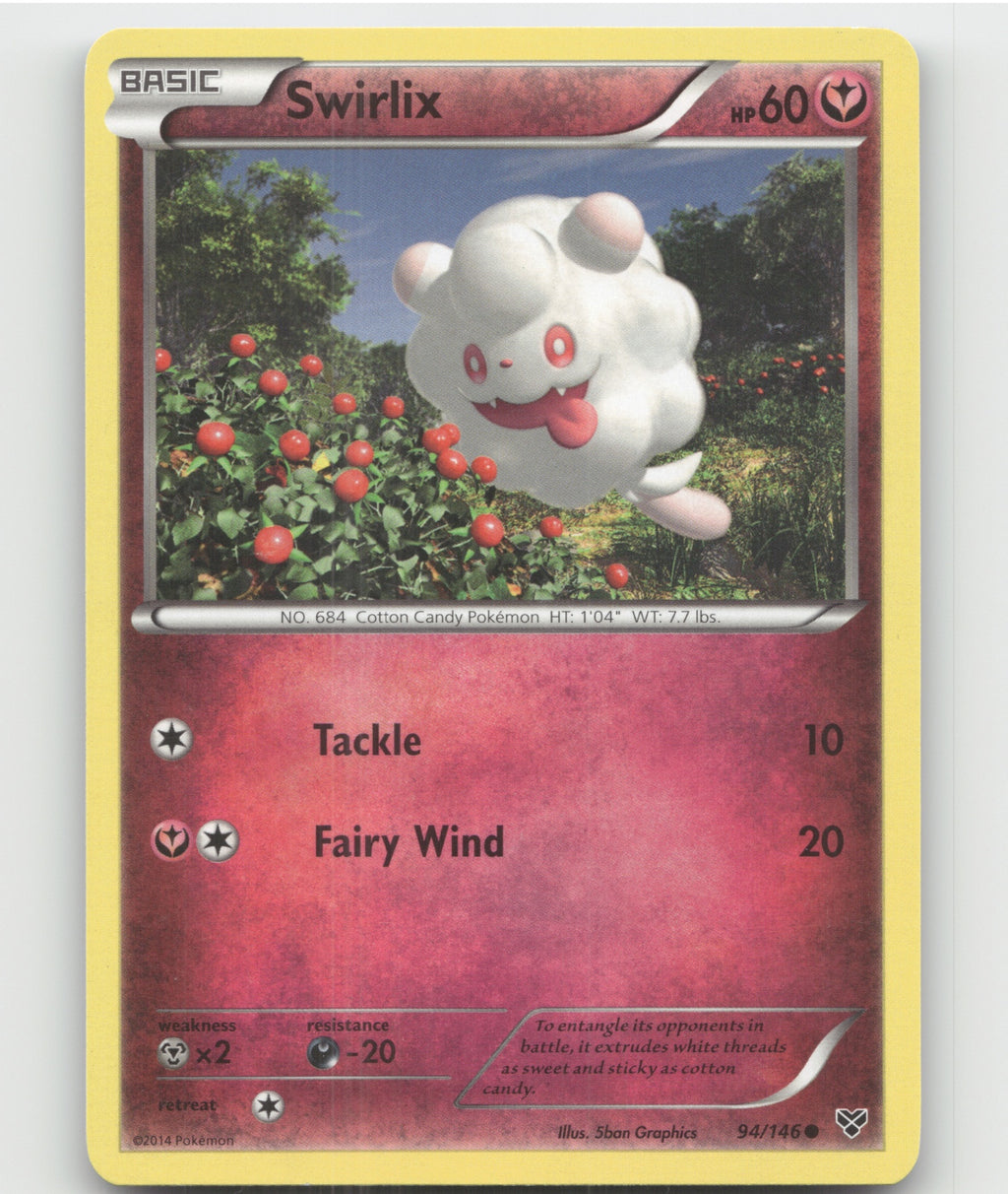 Swirlix Common XY Base Set 94/146 LP