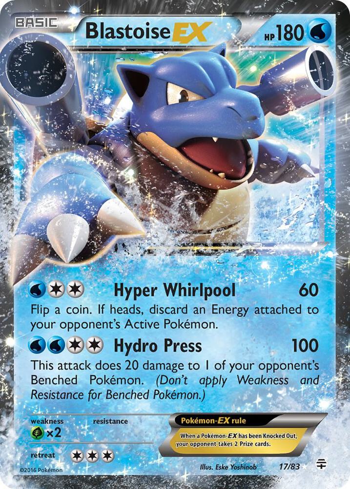 Blastoise EX Holo Ultra Rare Generations 17/83 NM