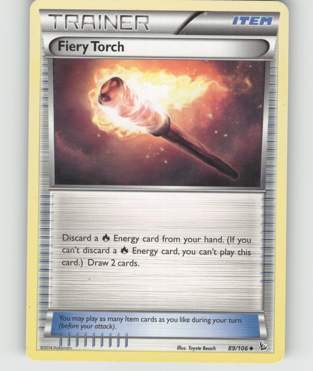 Fiery Torch Uncommon XY - Flashfire 89/106 NM