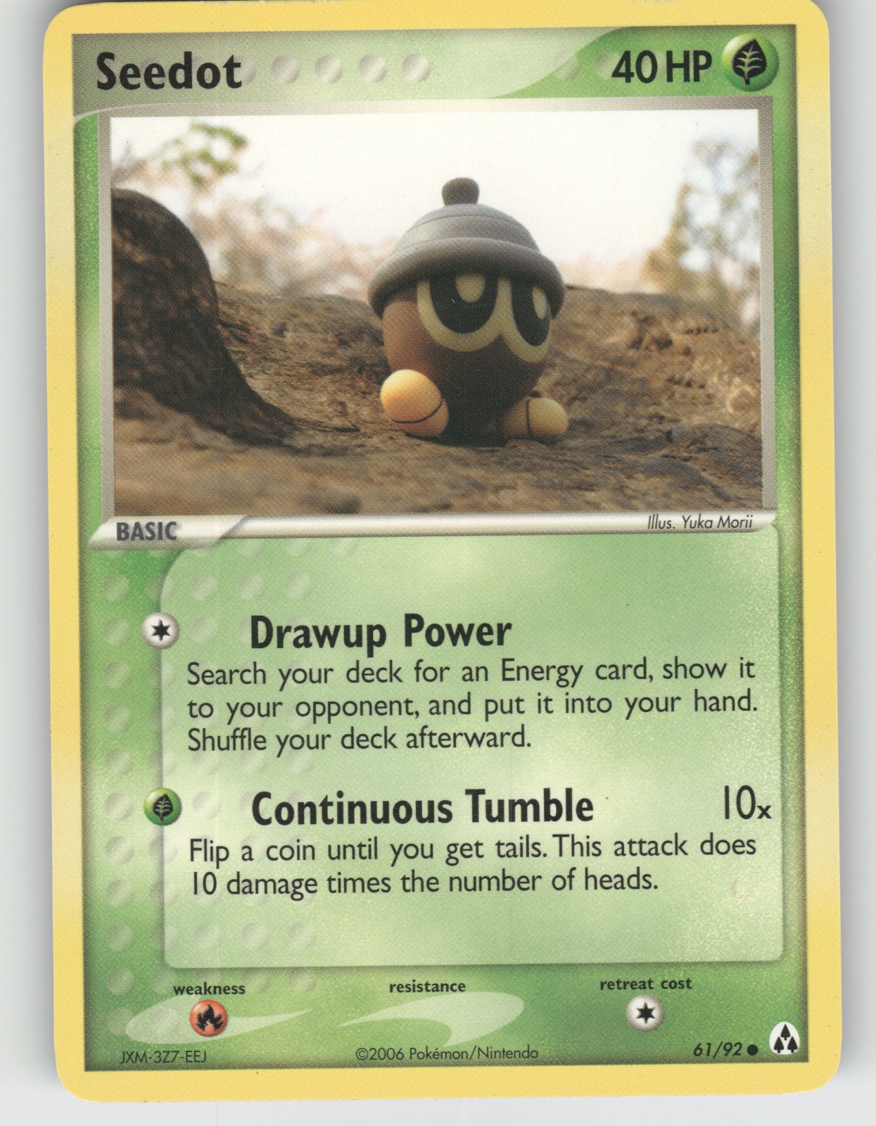 Seedot Common EX Legend Maker 61/92 NM