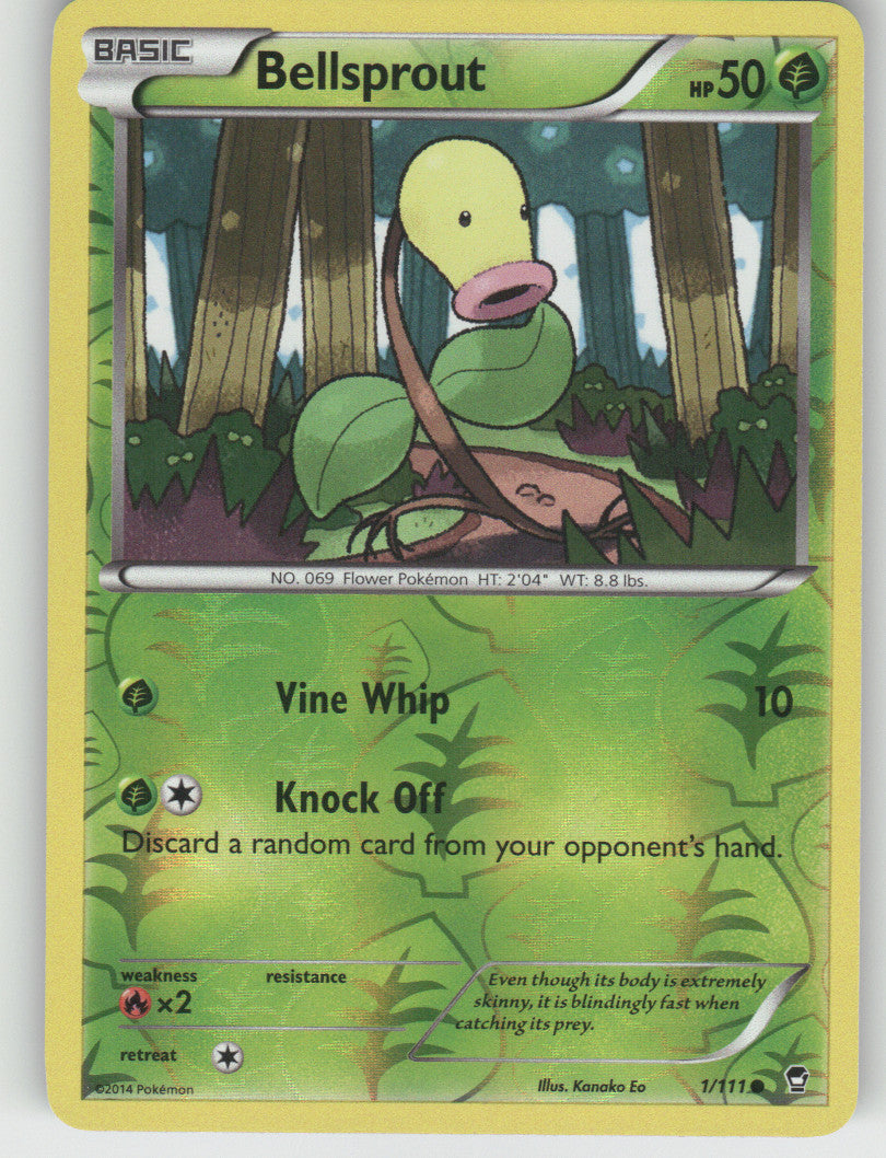 Bellsprout Reverse Holo Common XY - Furious Fists 1/111 NM
