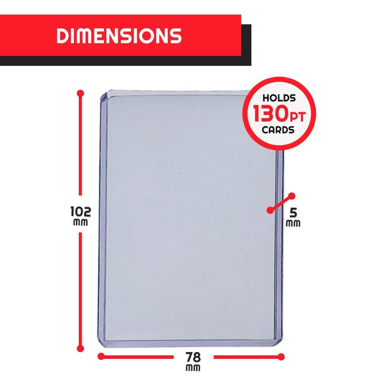 EVORETRO Topload Card Holder 3x4 130pt Pack of 10