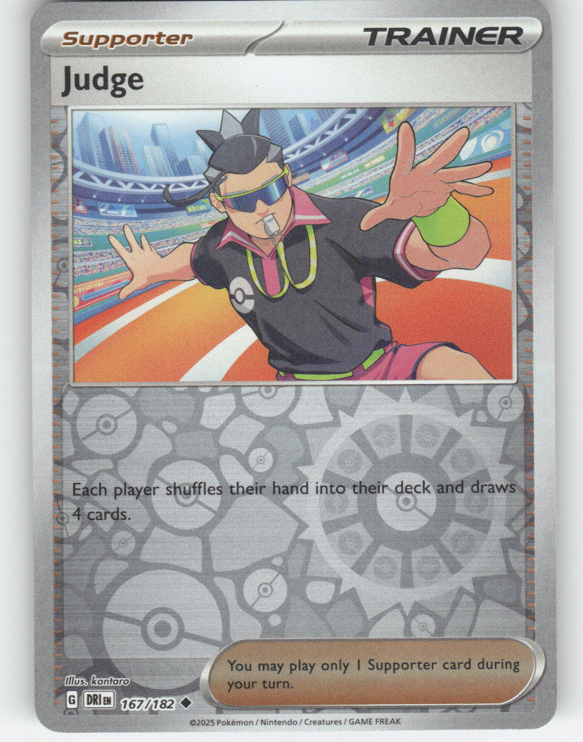 Judge Reverse Holo Uncommon ME03: Perfect Order 076/088 NM