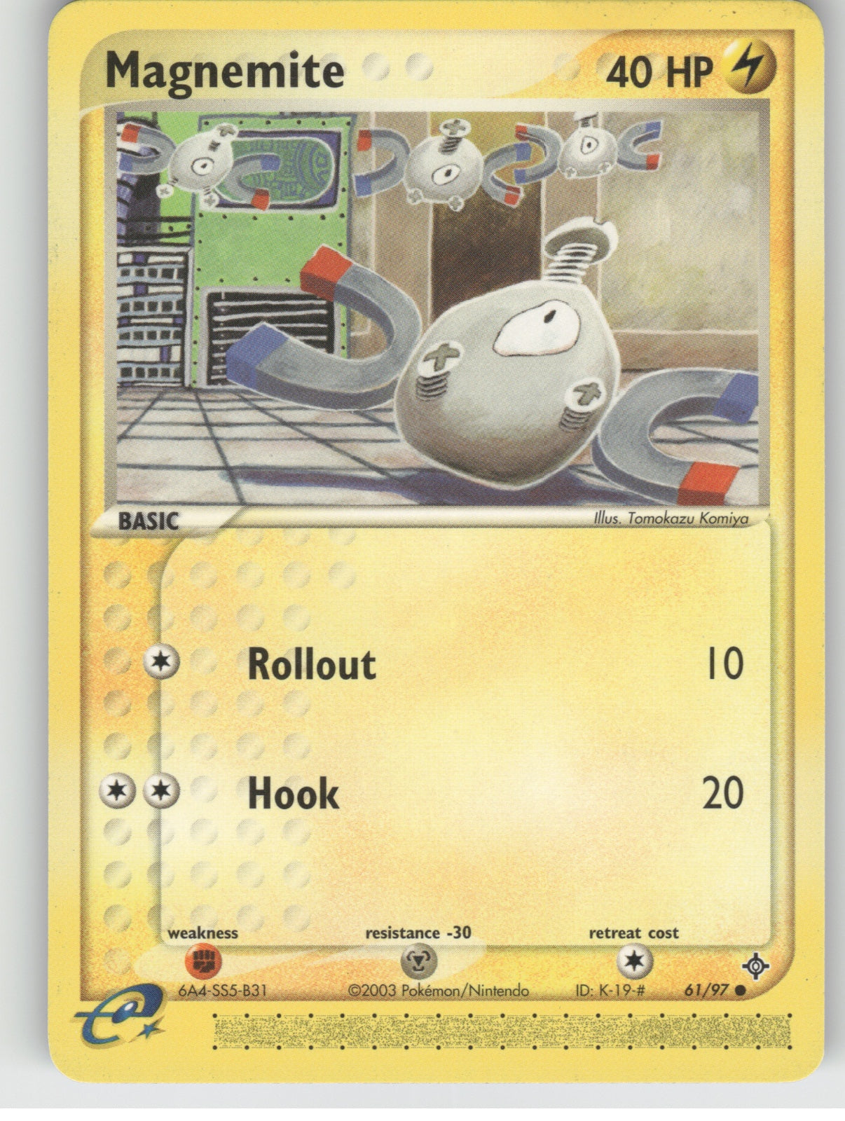 Magnemite Common EX Dragon 61/97 NM