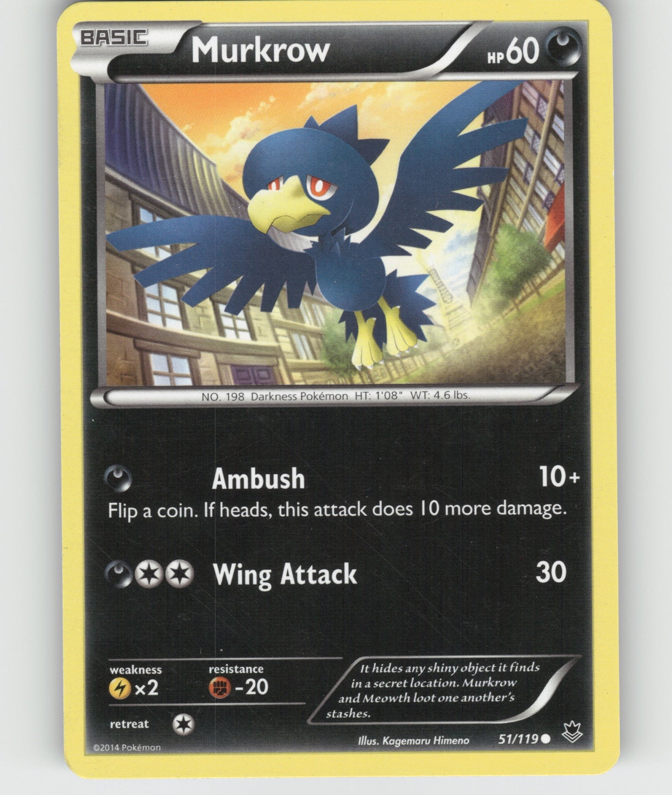 Murkrow Common XY - Phantom Forces 51/119 NM