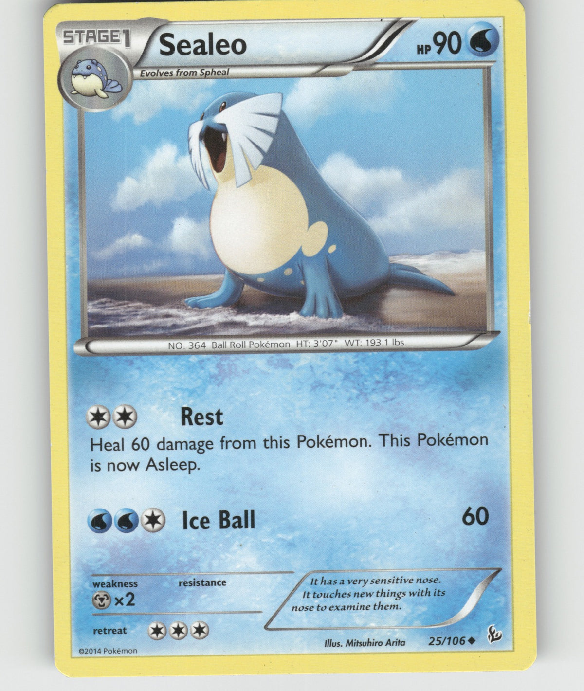 Sealeo Uncommon XY - Flashfire 25/106 NM
