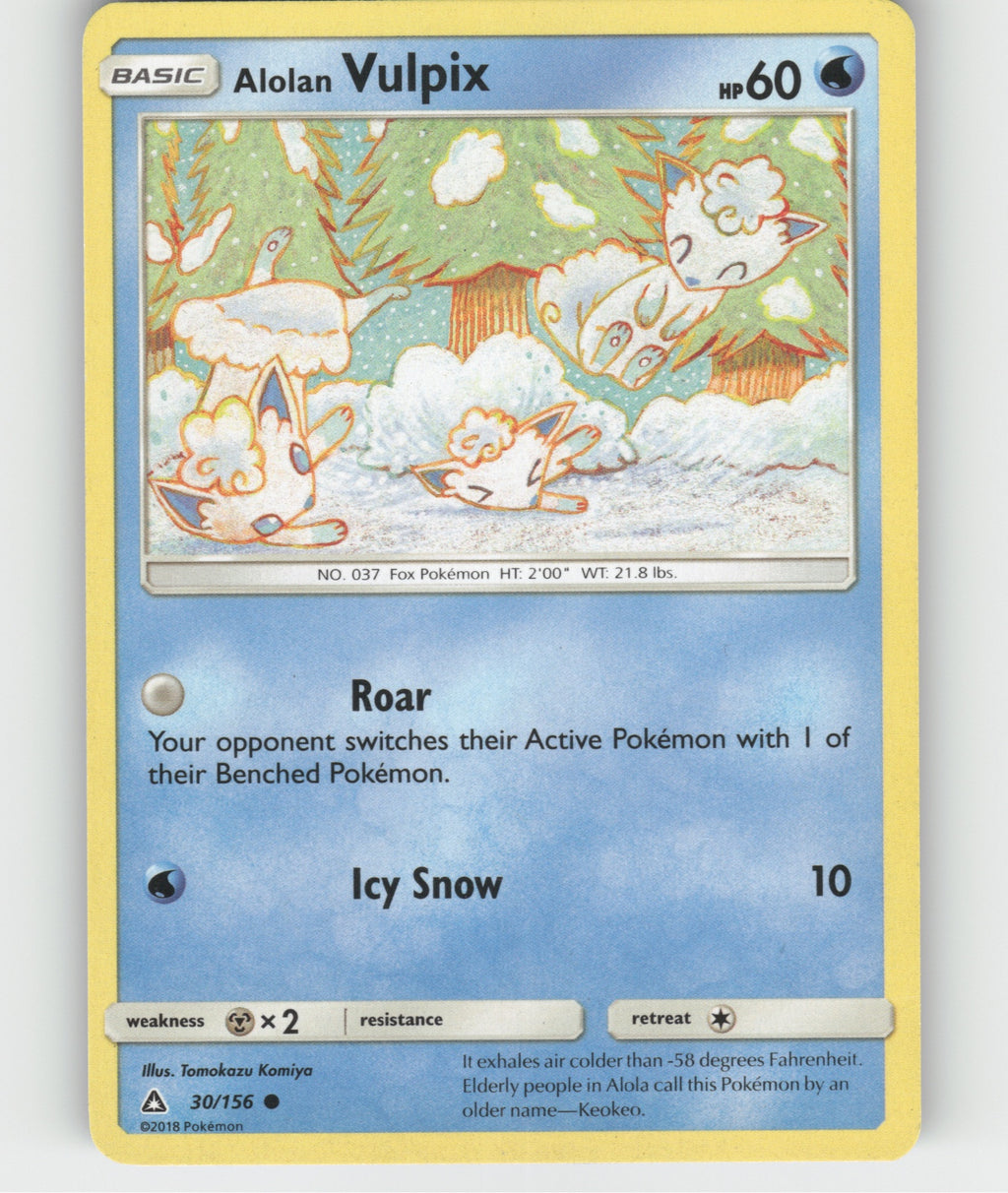 Alolan Vulpix Common SM - Ultra Prism 30/156 NM