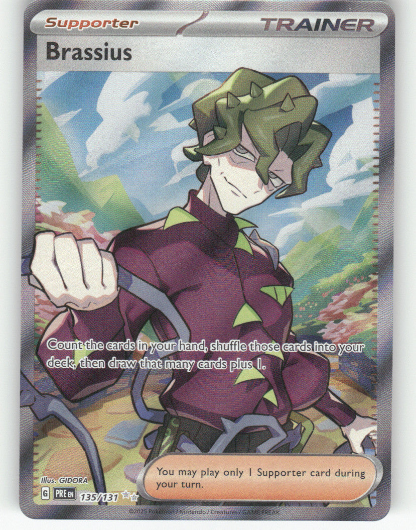 Brassius Holo Ultra Rare SV: Prismatic Evolutions 135/131 NM