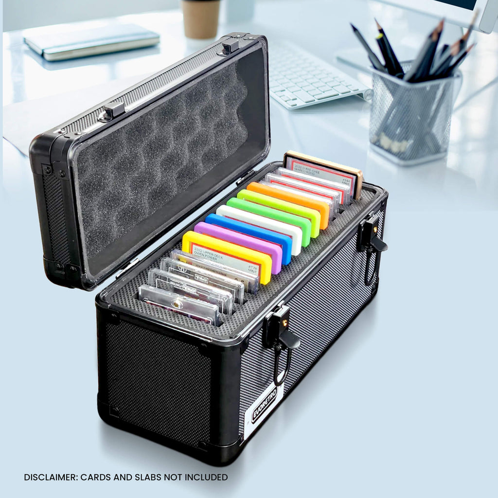EVORETRO Graded Card Storage Case 15-Slot | Black