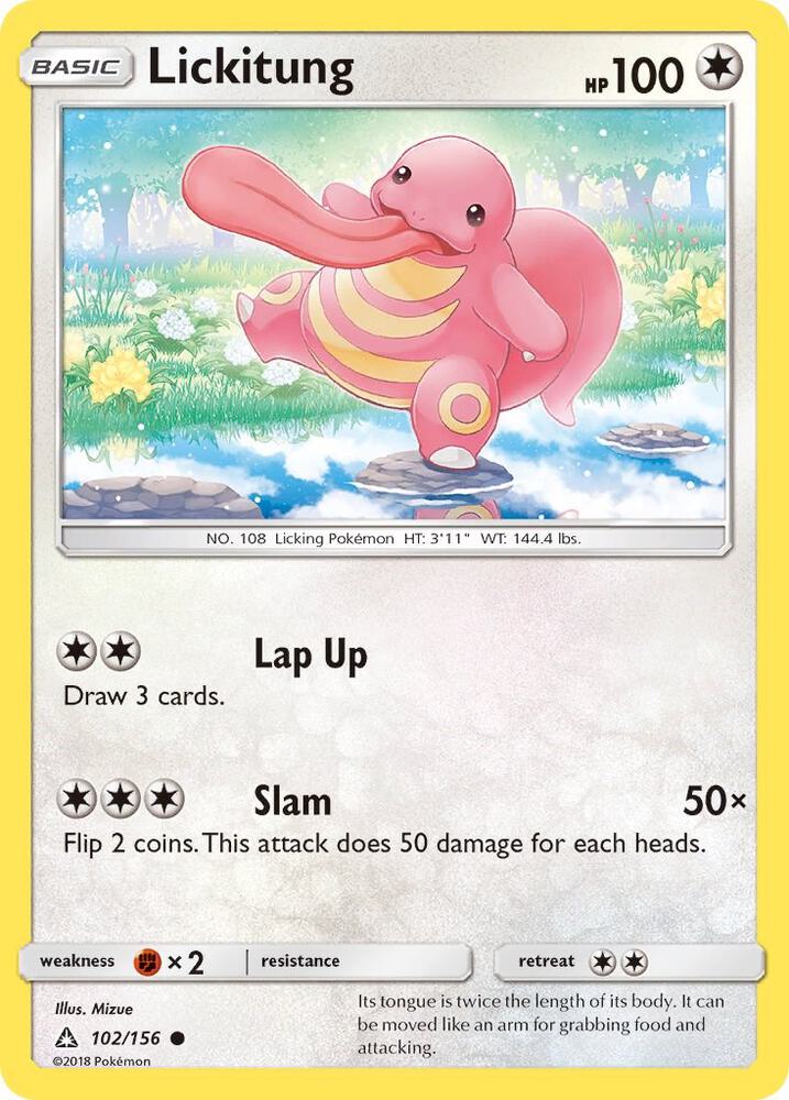 Lickitung Common SM - Ultra Prism 102/156 LP