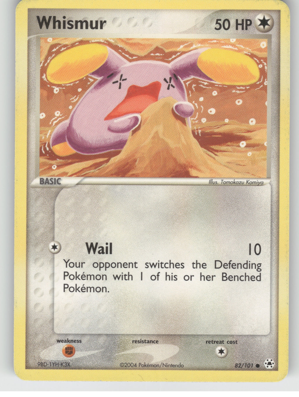 Whismur Common EX Hidden Legends 82/101 NM