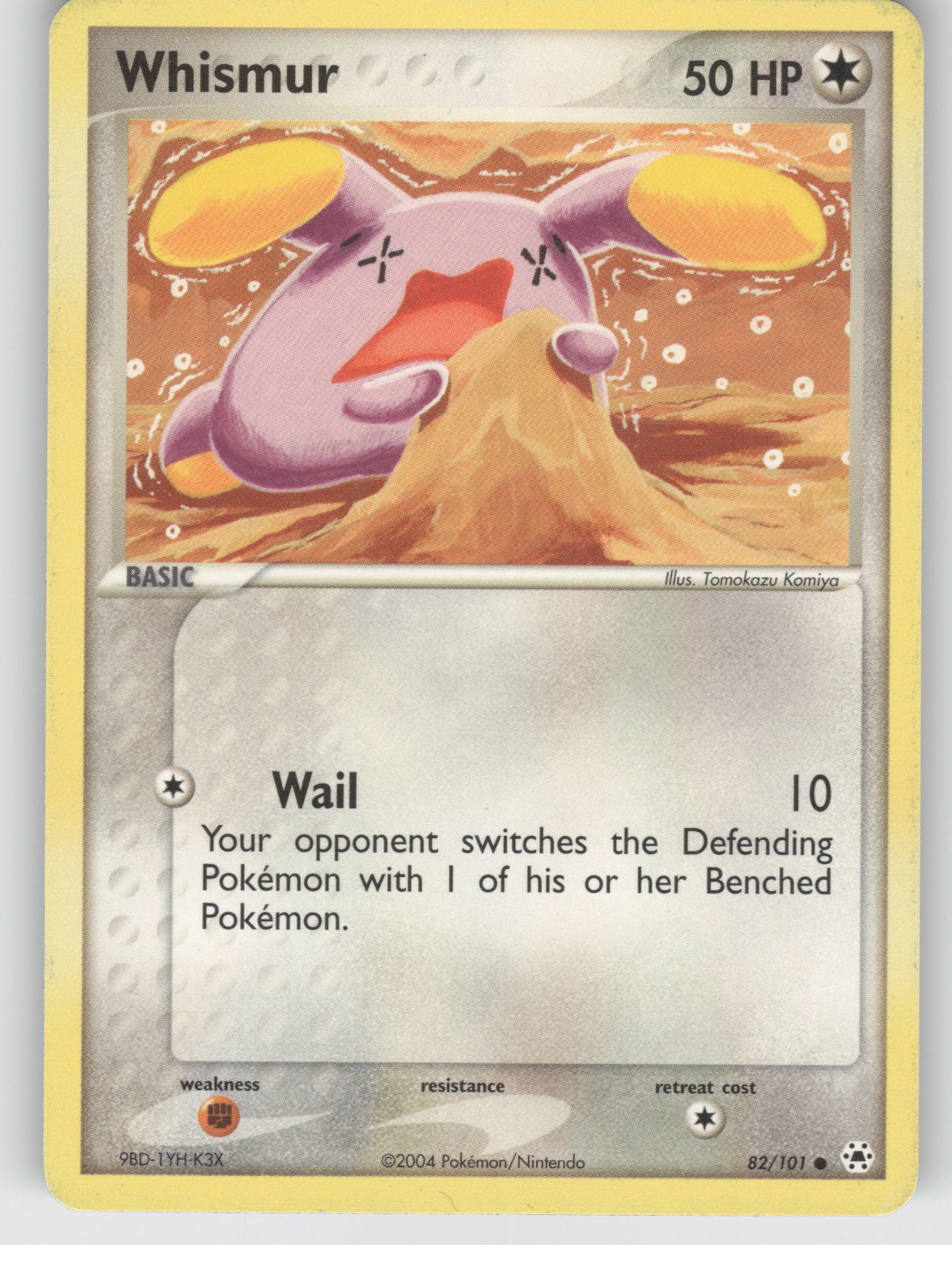 Whismur Common EX Hidden Legends 82/101 NM