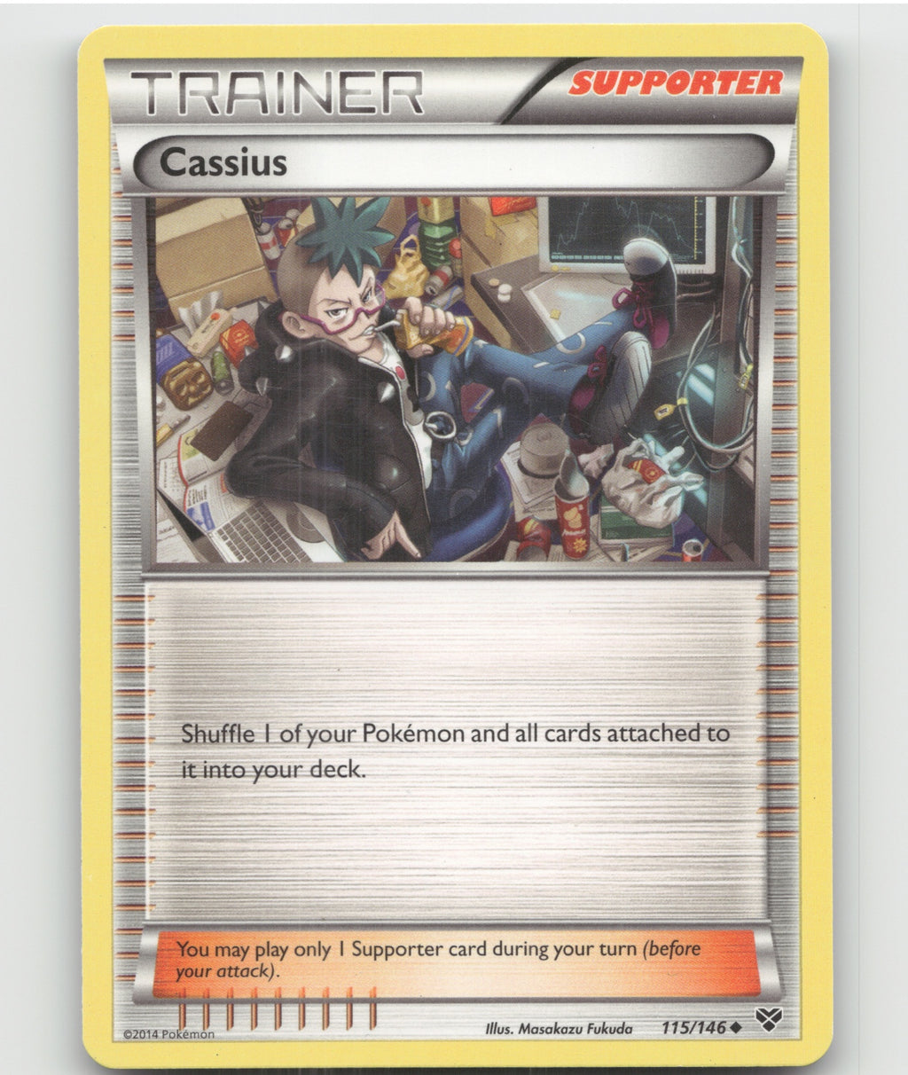 Cassius Uncommon XY Base Set 115/146 LP