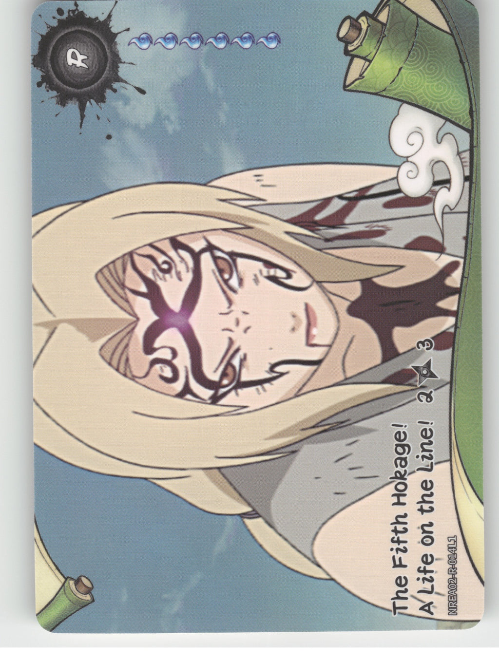 The Fifth Hokage! A Life On The Line!\n2/3 Base R Earth Scroll Series 2 014L1 NM front