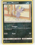 Alolan Meowth Reverse Holo Common SM - Cosmic Eclipse 128/236 NM