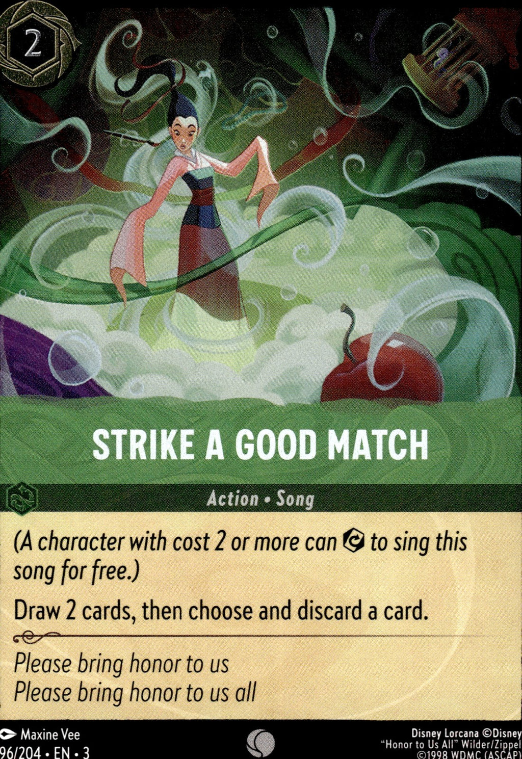 Strike a Good Match Cold Foil Common Into the Inklands 96/204 NM