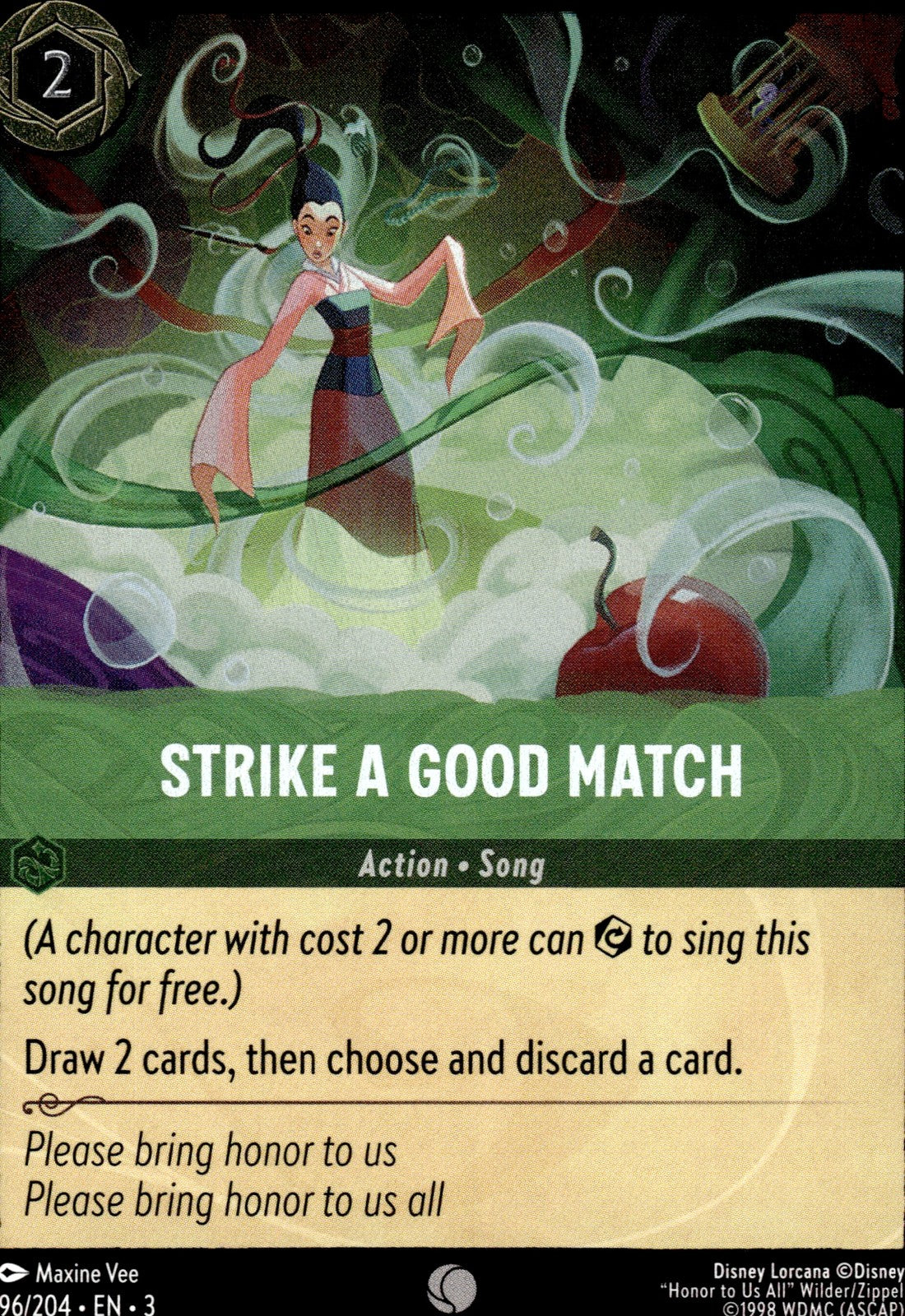 Strike a Good Match Cold Foil Common Into the Inklands 96/204 NM