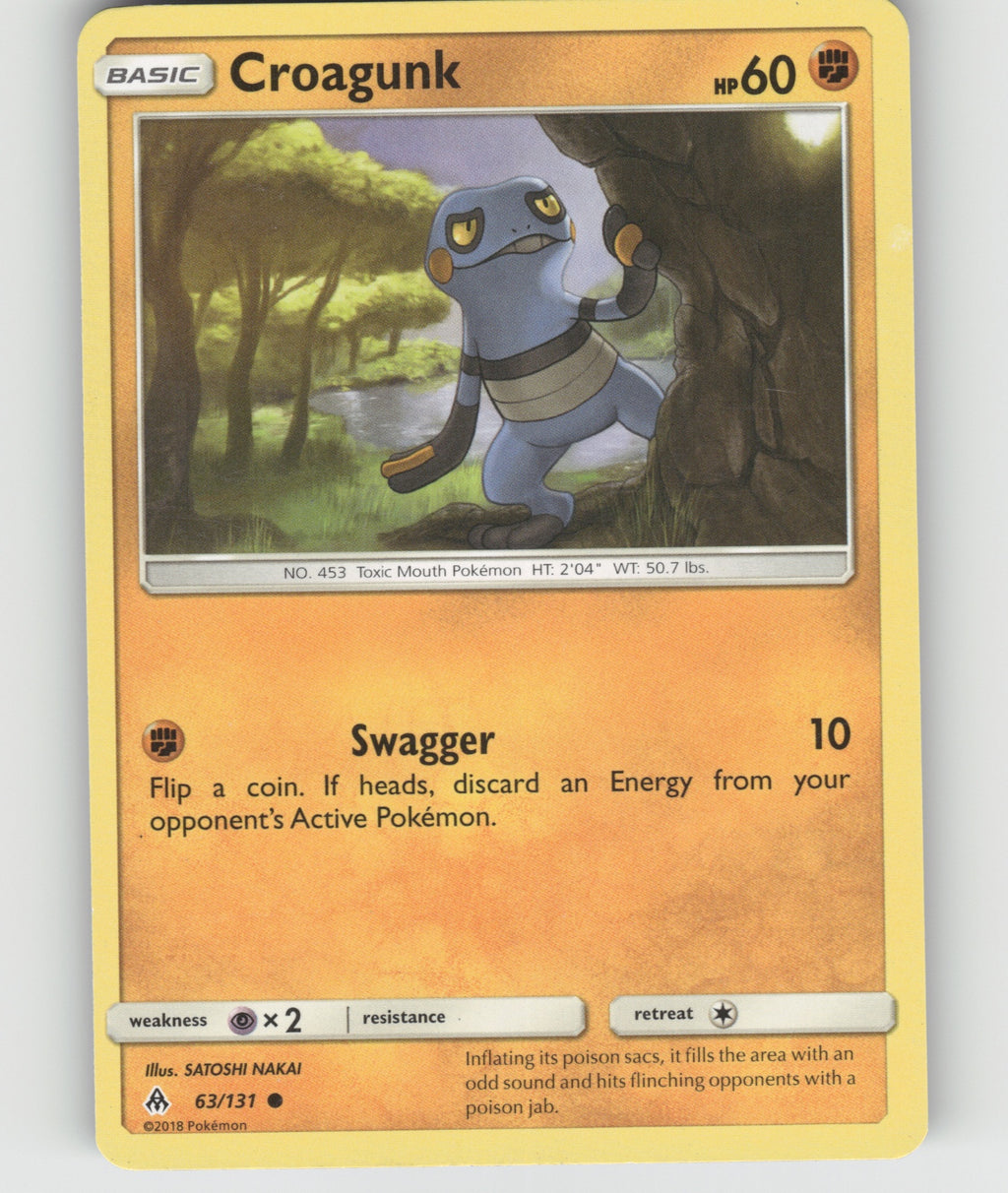 Croagunk Common SM - Forbidden Light 63/131 NM
