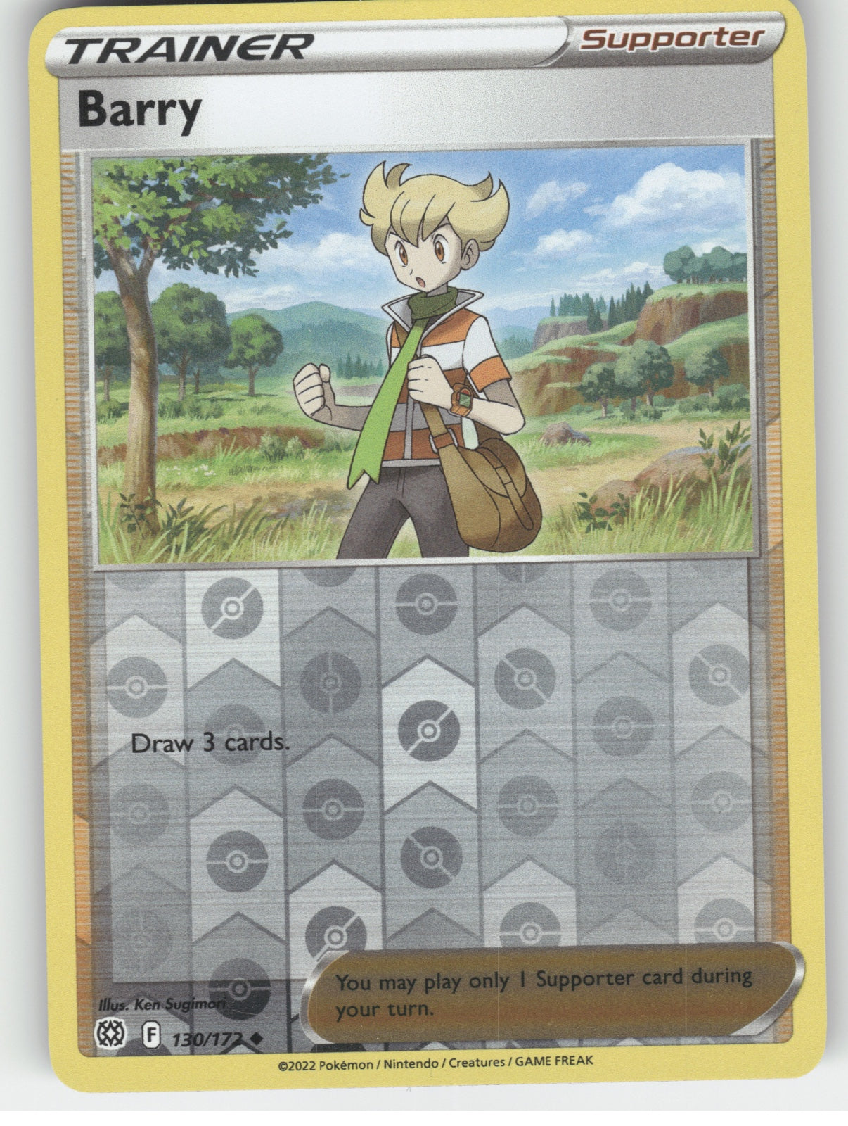 Barry Reverse Holo Uncommon SWSH09: Brilliant Stars 130/172 NM