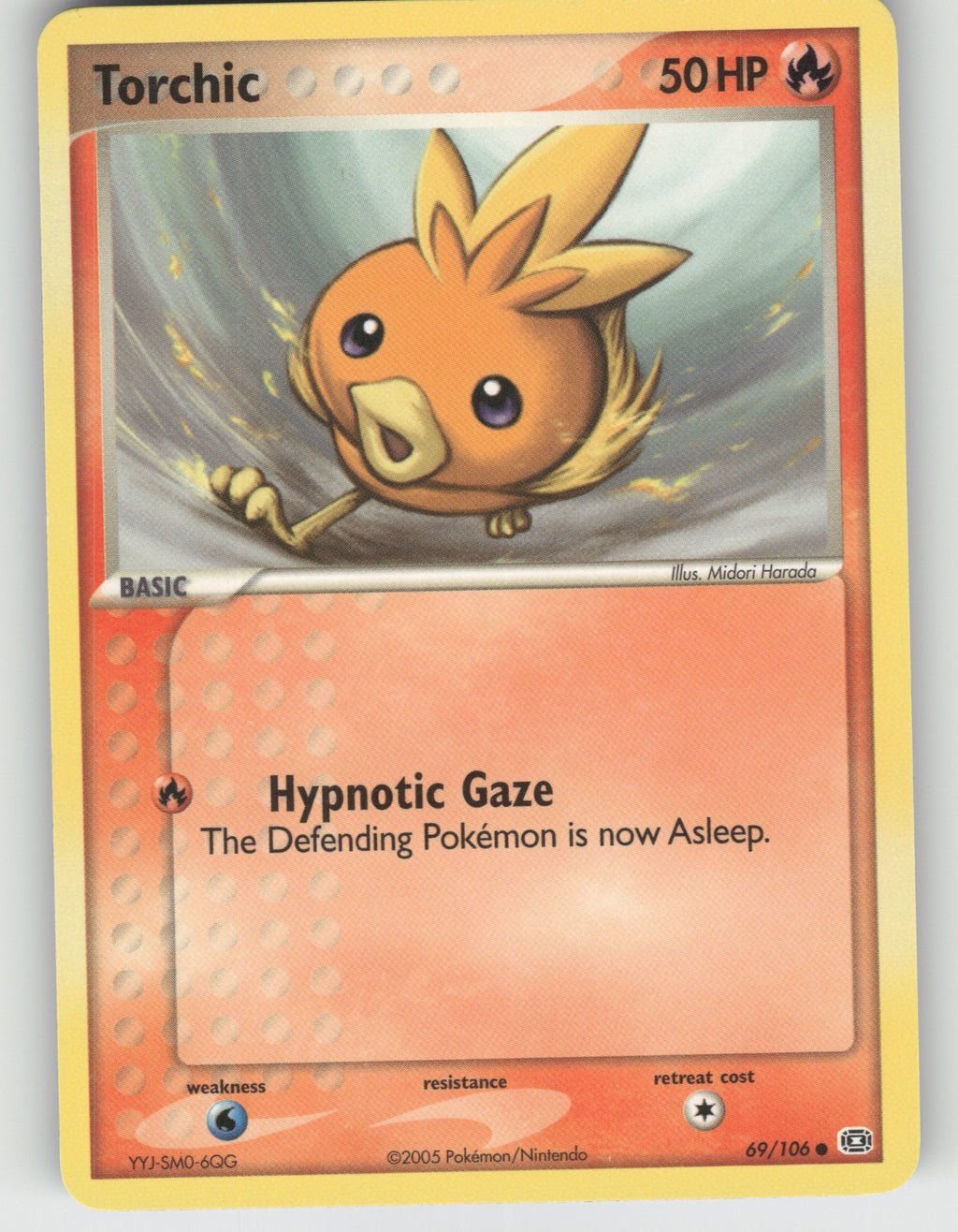 Torchic Common EX Emerald 69/106 NM