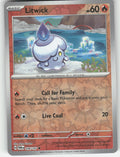 Litwick Reverse Holo Common SV06: Twilight Masquerade 036/167 NM