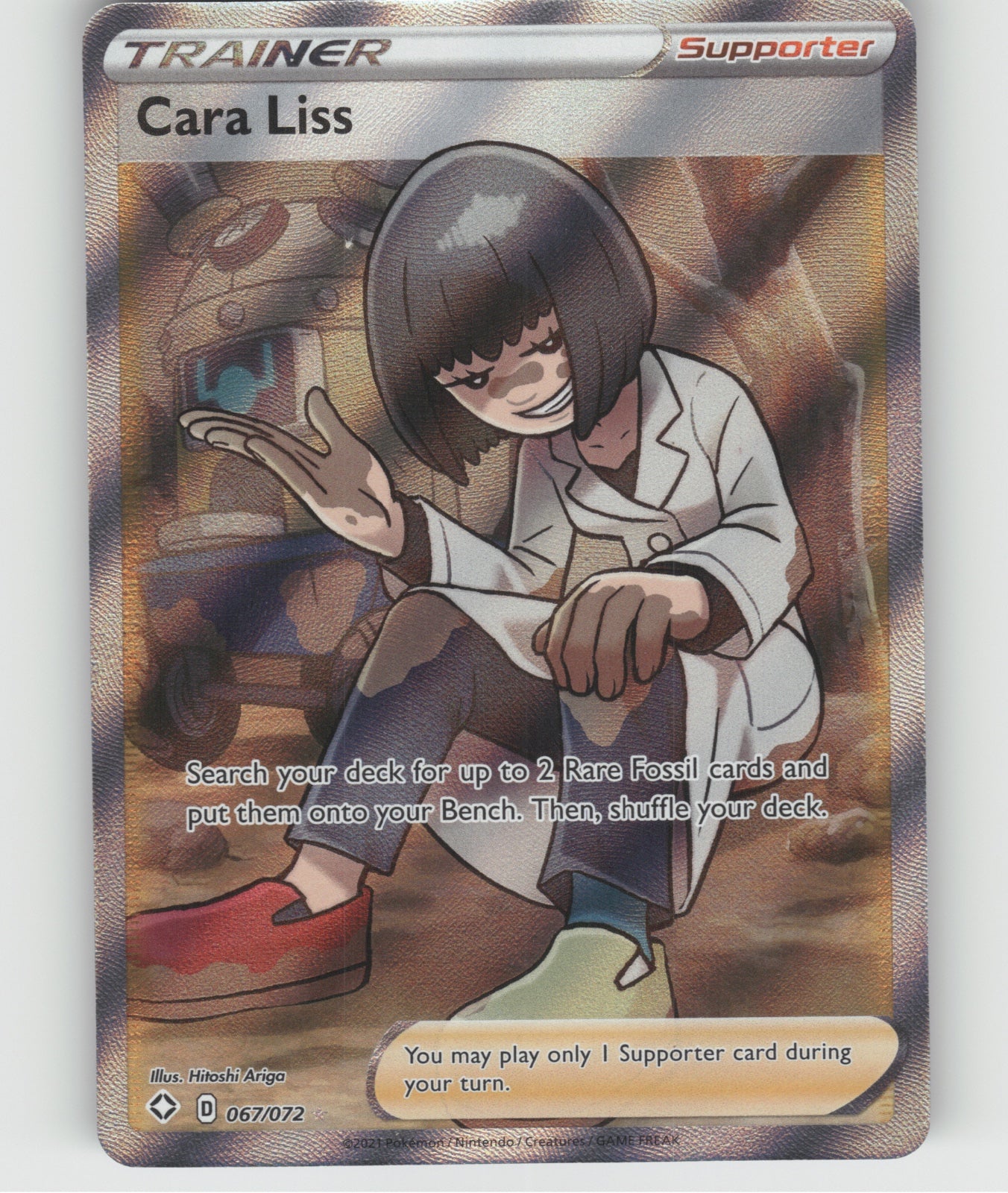 Cara Liss (Full Art) Holo Ultra Rare Shining Fates 067/072 NM