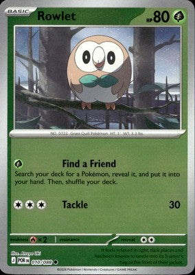 Rowlet Perfect Order #010/088 Near Mint