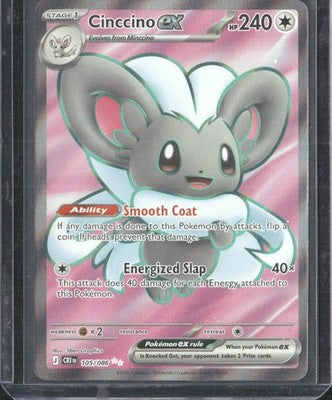 Cinccino ex Chaos Rising #105/086 Near Mint