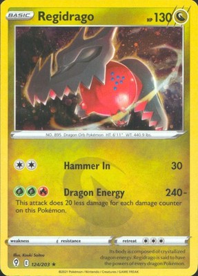 Regidrago 2021 Evolving Skies #124/203 Near Mint