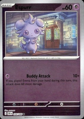 Espurr Chaos Rising #036/086 Near Mint