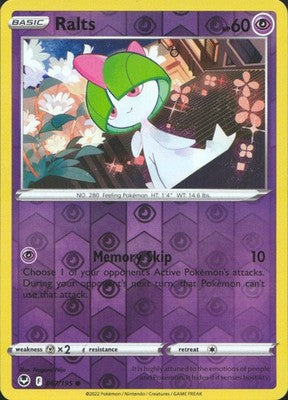 Ralts 2022 Silver Tempest #067/195 Near Mint