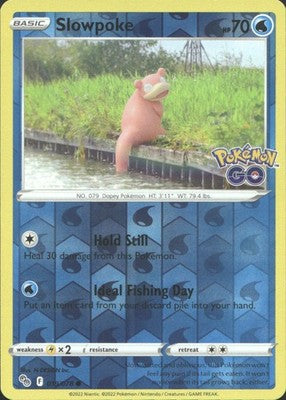 Slowpoke 2022 Pokemon GO #019/078 Near Mint