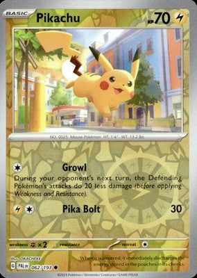 Pikachu 2023 Paldea Evolved #062/193 Near Mint