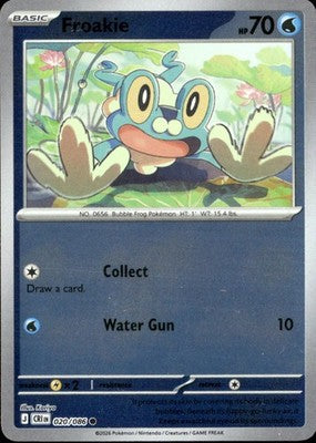 Froakie Chaos Rising #020/086 Near Mint