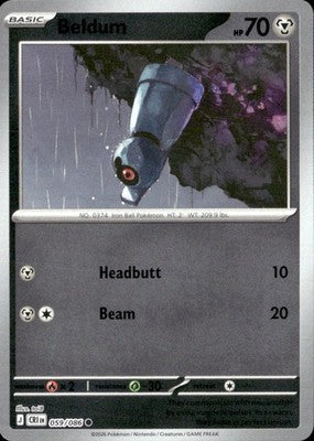 Beldum Chaos Rising #059/086 Near Mint