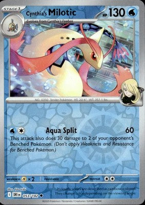 Cynthia's Milotic 2025 Destined Rivals #053/182 Near Mint