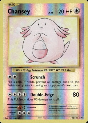 Chansey 2016 Evolutions #70/108 Near Mint