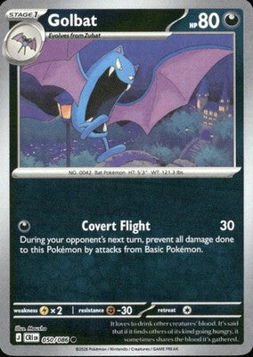 Golbat Chaos Rising #050/086 Near Mint