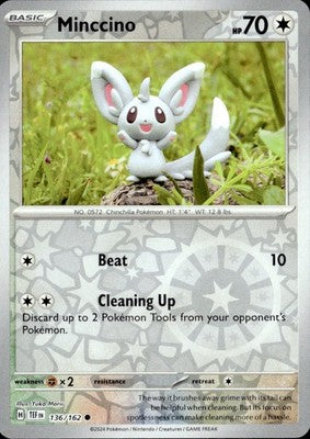 Minccino 2024 Temporal Forces #136/162 Near Mint