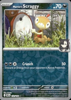 Marnie's Scraggy 2025 Destined Rivals #132/182 Near Mint