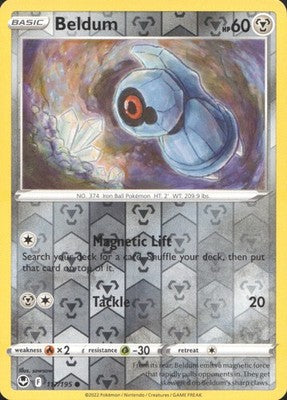Beldum 2022 Silver Tempest #117/195 Near Mint