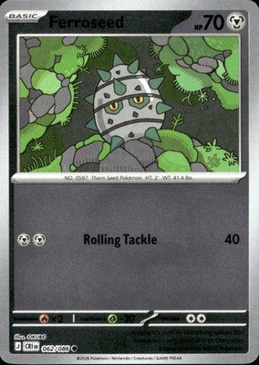 Ferroseed Chaos Rising #062/086 Near Mint