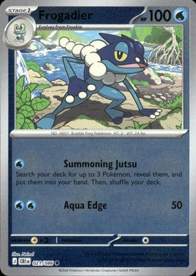 Frogadier Chaos Rising #021/086 Near Mint