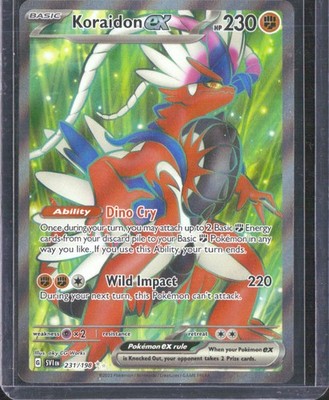 Koraidon ex 2023 Scarlet & Violet #231/198 Near Mint