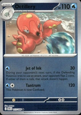 Octillery Chaos Rising #017/086 Near Mint