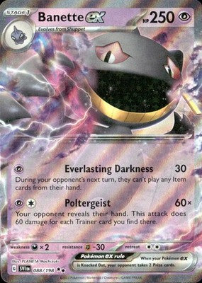 Banette ex 2023 Scarlet & Violet #088/198 Near Mint