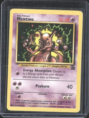 Mewtwo 2000 WOTC Black Star Promo #14 Near Mint