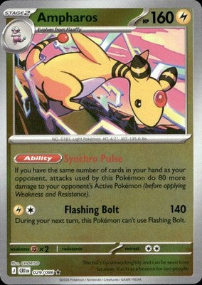 Ampharos Chaos Rising #029/086 Near Mint