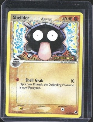 Shellder 2006 EX Dragon Frontiers #63/101 Near Mint